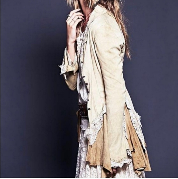 Free People Jackets & Blazers - OFFER $800! Free People Black Leather Coat